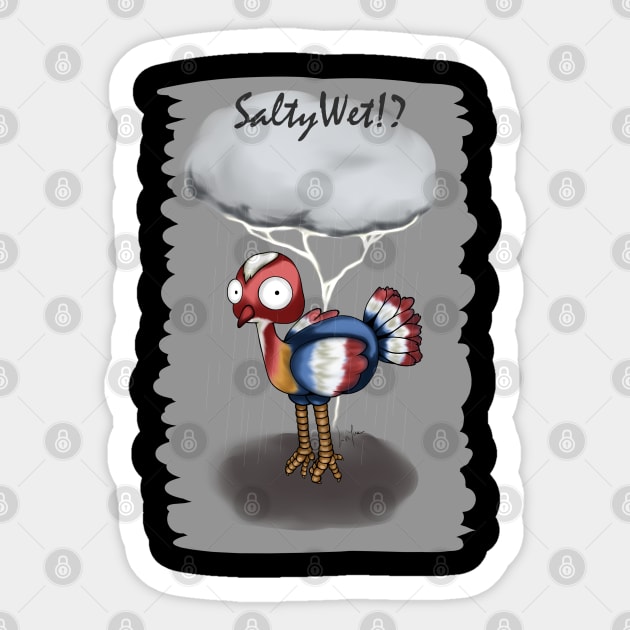 Gobble SaltyWet?! Sticker by LinYue